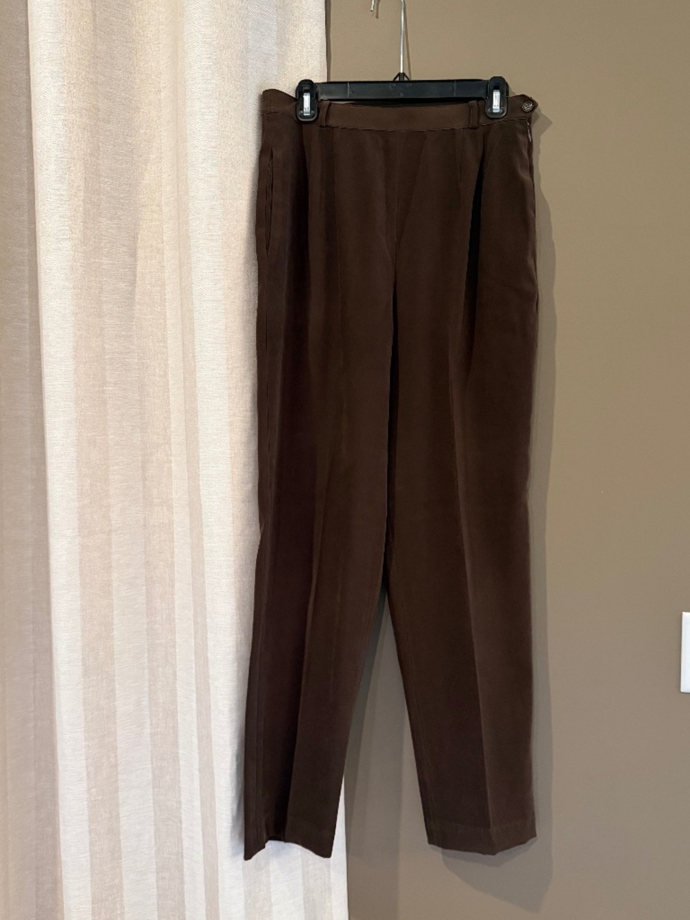 Talbots Women's Chocolate Brown Stretch Dress Pants, Size 8